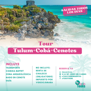 Tulum+Cobá+Cenote